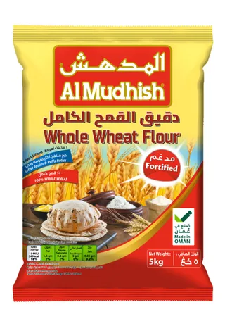 AL MUDHISH WHOLE WHEAT FLOUR 5KG