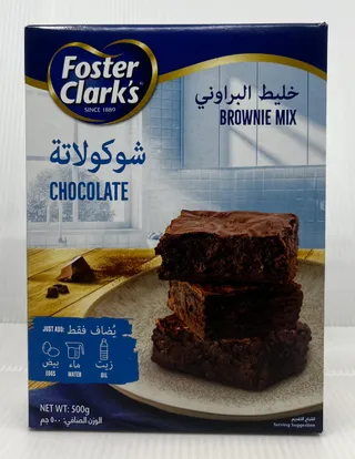 FOSTER CLARKS BROWNIE MIX CHOCOLATE 500G