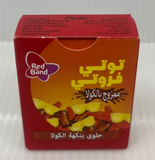 RED BAND TUTTI FRUTTI COLA MIX CANDY 18G