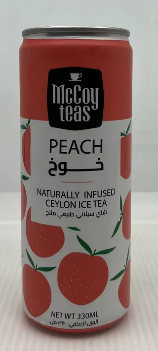 MCCOY CEYLON ICE TEA PEACH 330ML