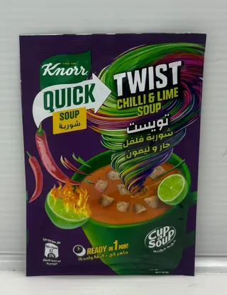 KNORR تويست شوربة شيلي وليمون 18G