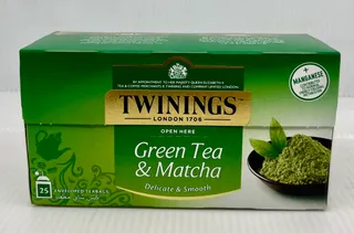 TWININGS GREAN TEA & MATCHA TB 2GX25