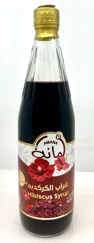 AMANA HIBISCUS CONCENTRATED SYRUP 710ML