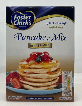 FOSTER CLARKS PANCAKE MIX BUTTER MILK 500G