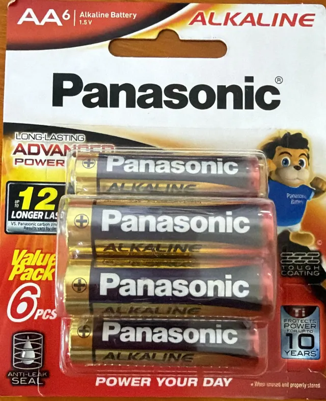 باناسونيك بطارية ألكالاين عرض AA 6S