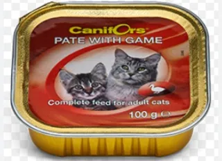CANIFORS CAT FOOD PATE WITH GAME 100G