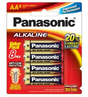 باناسونيك بطارية ألكالاين AA 8S