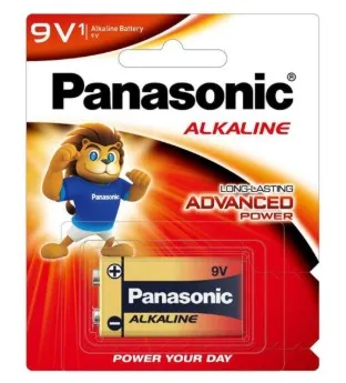 PANASONIC ALKALINE BATTERY 9V 1S