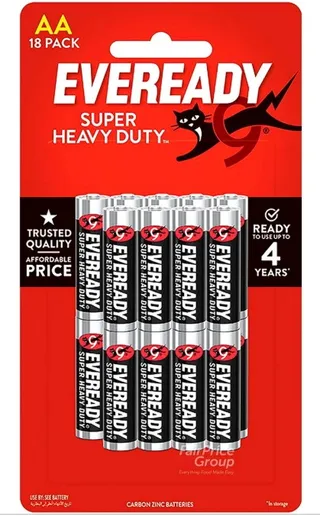EVEREADY BATTERY AA 18S