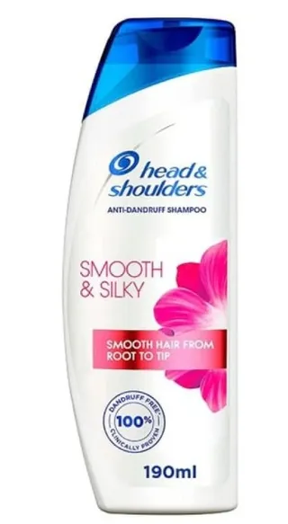 H&S SHAMPOO SMOOTH & SILKY 190ML
