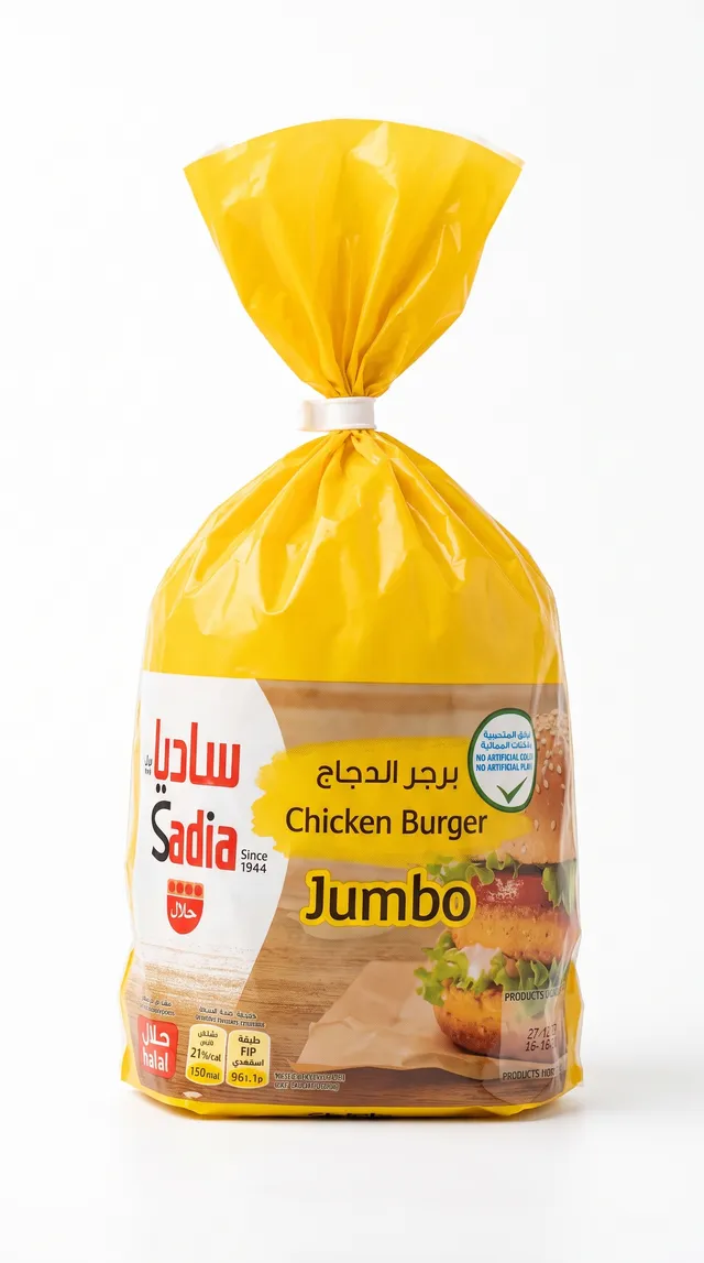 -10%Best SellerSadia Jumbo Chicken Burger 1 kg