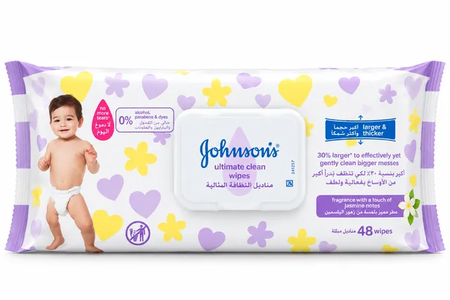 Johnson & Johnson Ultimate Clean Wipes 48 pcs