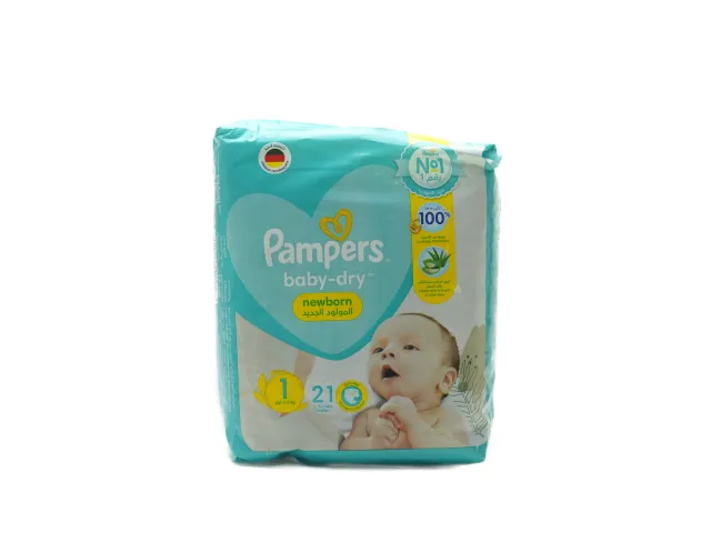 Pampers Saf S1 Cp Mini 21 pcs