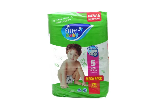 Fine Baby Diaper Mega Pack Maxi 11-18 Kg 70 pcs
