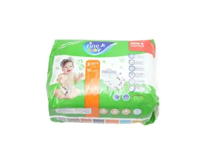 Fine Baby Diaper Fast Sorption Medium 6 pcs
