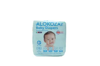 Alokozay Premium Baby Diaper Size 4 15 pcs