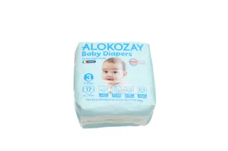 Alokozay Premium Baby Diaper Size 3 17 pcs