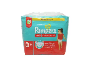 حفاضات بامبرز Ml Pants Mp S6